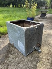 Reclaimed Riveted Galvanised Steel Water Tank