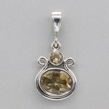Oval Yellow CITRINE Teardrop