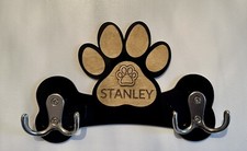 Pawprint Bone Dog Lead Holder