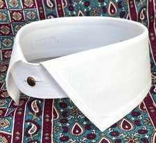 Coles vintage collar Cameron size 15 detachable starched approx 2.5" deep aq
