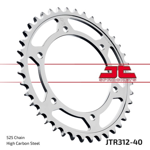 Rear sprocket tooth pitch - rear,