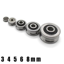 3-8mm Metal Pulley Wheel U/V