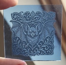 Stained glass Bat traditional