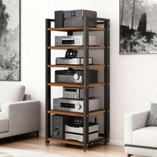 6-Tier Metal AV Media Stand