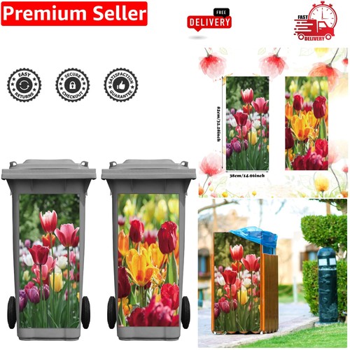 Elegant tulip wheelie bin - wheelie,
