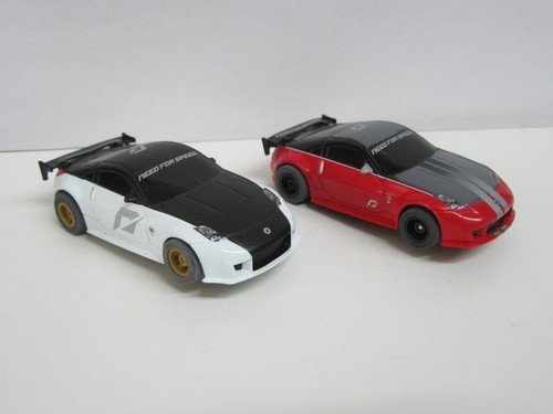Micro scalextric 2x nissan - scalextric,
