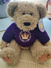 The Queen's Golden Jubilee 2002 Commemorative Teddy Bear The House Of Valentina