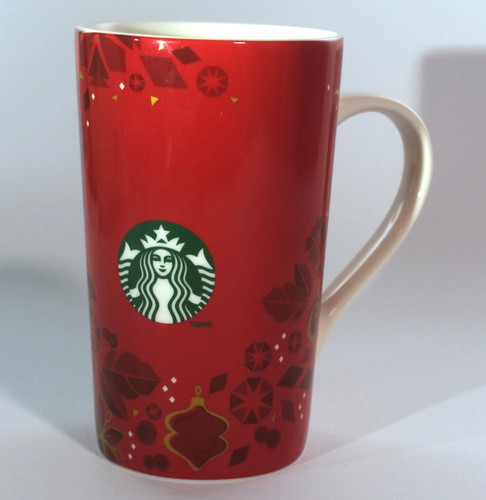 Starbucks 2013 red gold - starbucks, red/gold