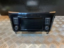 17-21 NISSAN QASHQAI J11 RADIO/CD PLAYER/SAT NAV HEAD UNIT 259157FW5B