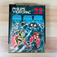 Vintage 1980 Philips Videopac 22 Space Monster Game Cartridge & Manual