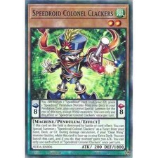 Speedroid Colonel Clackers - SUDA-EN006 - Common - 1st Edition - YuGiOh