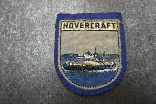 Hovercraft woven cloth patch - cloth,