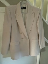 Zara Jacket Size 16/18 Pale