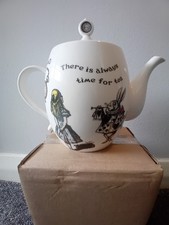 Alice in Wonderland Teapot New GRATE For Everday Use Or A Teapot Collector