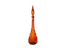 Vintage Empoli Orange Glass