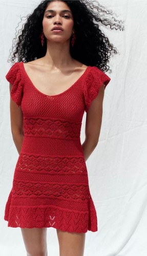 Zara women red knitted - zara, women’s