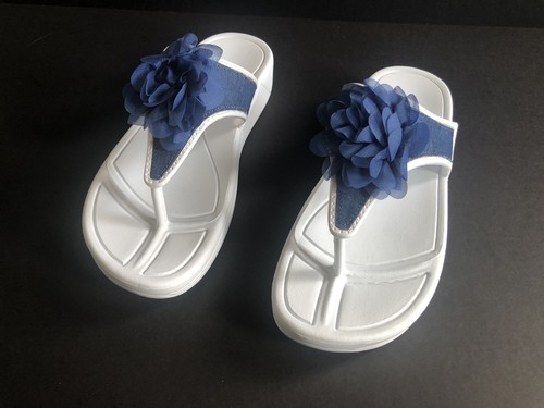 Avon white denim floral - floral, flower