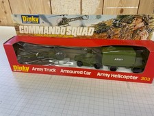 DINKY 303 COMMANDO SQUAD GIFT SET OF 3 VEHICLES. mint condition