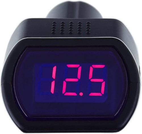 Digital car voltmeter 12v - car,