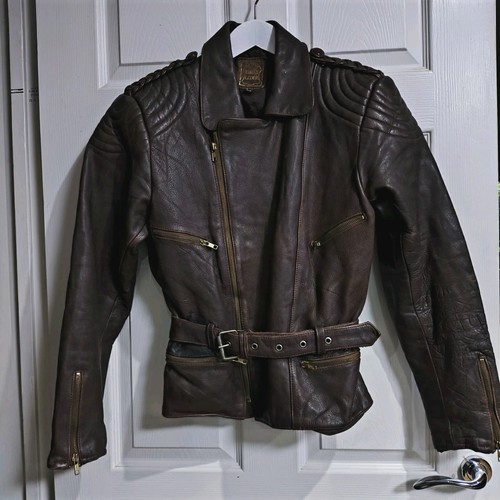 Vintage german brown cowhide - german,