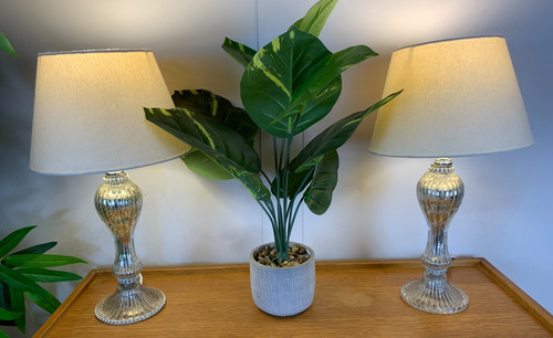 Pair vintage style silver - pair,
