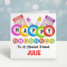 Bingo Birthday Card -