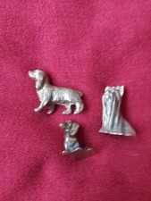Set Of 3 Small, Solid, Brass