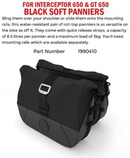 "BLACK SOFT PANNIERS" FIT FOR