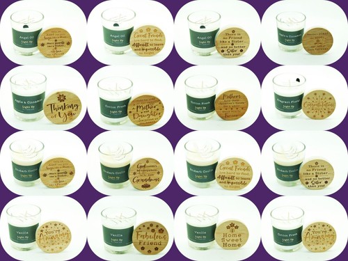 Scented soy candle glass - scented,