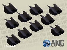 TRIUMPH SPITFIRE, GT6, STAG, HERALD SEAT COVER EDGE FITTING CLIPS x 10 (GHF1500)