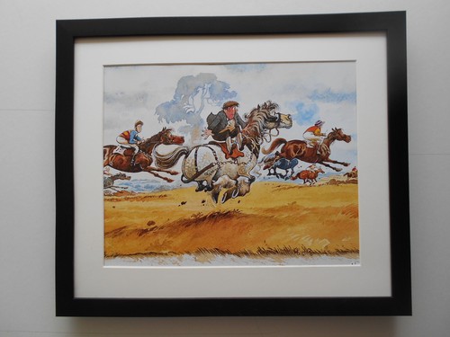 Norman thelwell horse racing - horse,