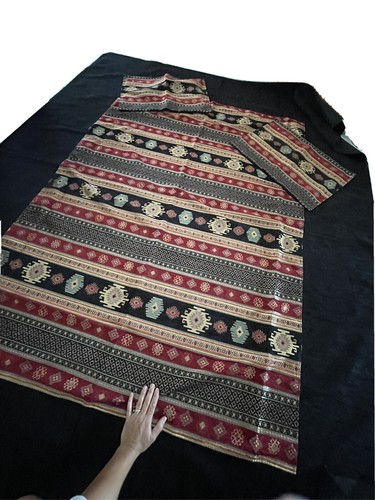 Oriental quilt coverlet - coverlet, w