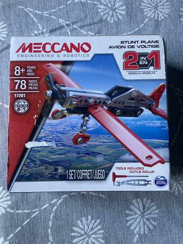 Meccano stunt plane - meccano,