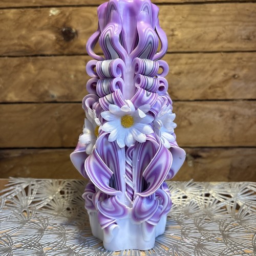 Beautiful hand carved - hand, candle