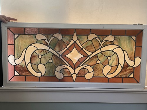 Antique stained glass - antique,