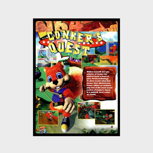 Poster conker quest nintendo - quest,