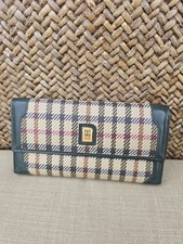 Daks London Plaid Leather Trim