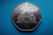Gibraltar, 50p Fifty Pence