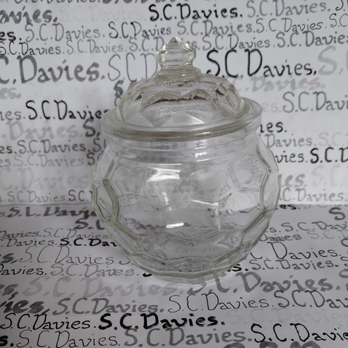 Honey comb pressed glass - pressed,