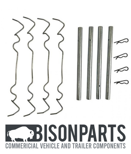 Brake pad fitting kit pins - fitting, 4