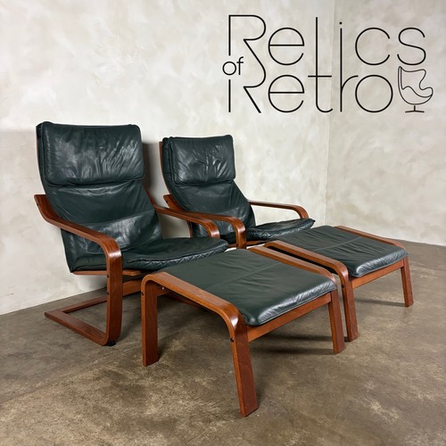 Pair vintage ikea poäng - pair,