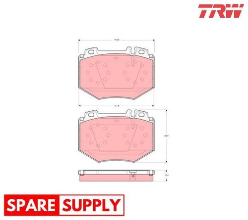 Brake pad set disc - brake,