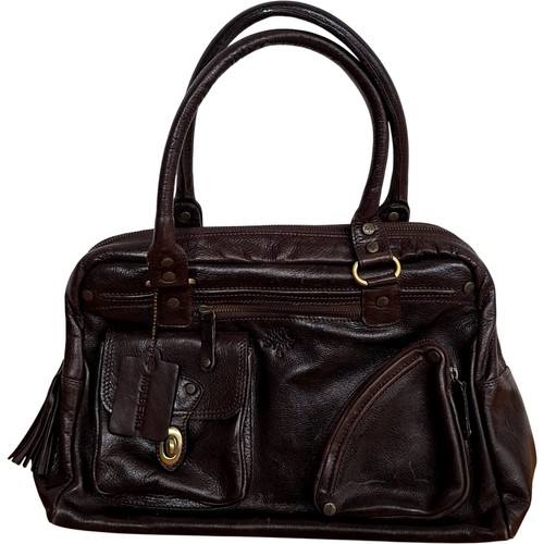 Mulberry leather satchel brown - mulberry,