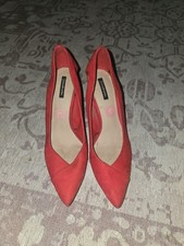 Size 5 Stradivarius Red Faux