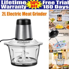 Multi Chopper 2L Food Chopper Mincer Mixer Salsa Pesto 300W Electric Meat Grinde