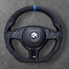 BMW M3 E46 M5 E39 X5 E53 M SPORT FLAT BOTTOM CUSTOM MADE STEERING WHEEL