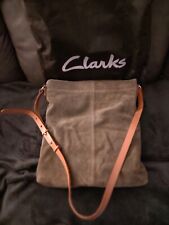 Clarke's Suede Ladies Handbag  with own Clarke's cover pouch