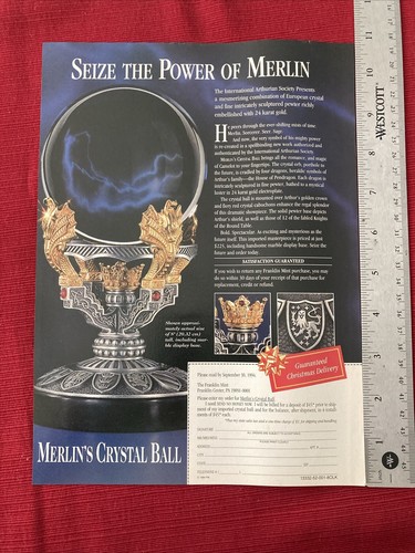 Merlin crystal ball - crystal,