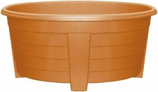 Plastic long square oval plant - square,