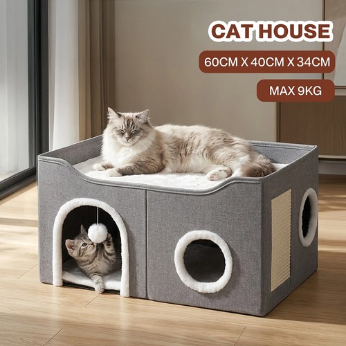 Large cat house - cat,